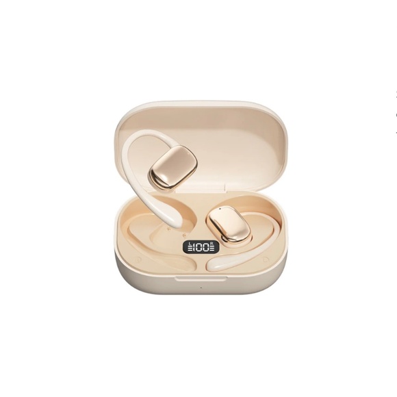 Smartech Gadgets Over-Ear Bluetooth Earbuds In Gold. New - Picture 3 of 6